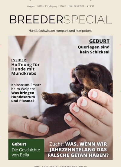 Titelbild der Ausgabe 1/2026 von HundeWelt BREEDERSPECIAL. Diese Zeitschrift und viele weitere Elternzeitschriften und Tierzeitschriften als Abo oder epaper bei United Kiosk online kaufen.