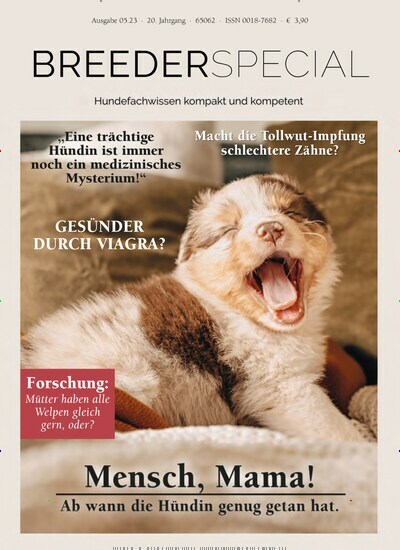Titelbild der Ausgabe 5/2023 von HundeWelt BREEDERSPECIAL. Diese Zeitschrift und viele weitere Elternzeitschriften und Tierzeitschriften als Abo oder epaper bei United Kiosk online kaufen.