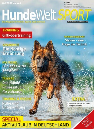 Titelbild der Ausgabe 2/2023 von HundeWelt SPORT. Diese Zeitschrift und viele weitere Elternzeitschriften und Tierzeitschriften als Abo oder epaper bei United Kiosk online kaufen.