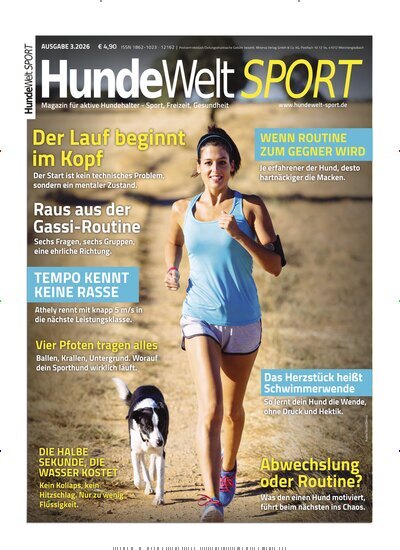 Titelbild der Ausgabe 3/2026 von HundeWelt SPORT. Diese Zeitschrift und viele weitere Elternzeitschriften und Tierzeitschriften als Abo oder epaper bei United Kiosk online kaufen.