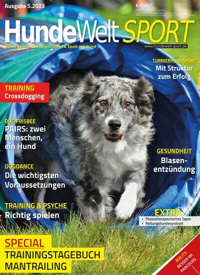 Titelbild der Ausgabe 5/2023 von HundeWelt SPORT. Diese Zeitschrift und viele weitere Elternzeitschriften und Tierzeitschriften als Abo oder epaper bei United Kiosk online kaufen.