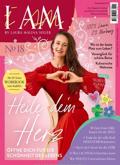 Titelbild der Ausgabe 18/2024 von I Am - Laura Malina Seiler. Diese Zeitschrift und viele weitere Frauenzeitschriften als Abo oder epaper bei United Kiosk online kaufen.