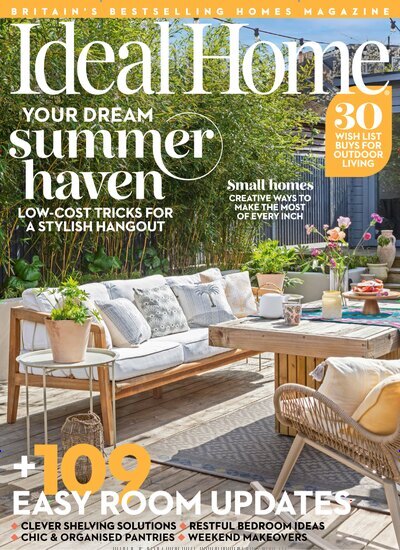 Titelbild der Ausgabe 7/2025 von Ideal Home. Diese Zeitschrift und viele weitere Gartenzeitschriften und Wohnzeitschriften als Abo oder epaper bei United Kiosk online kaufen.