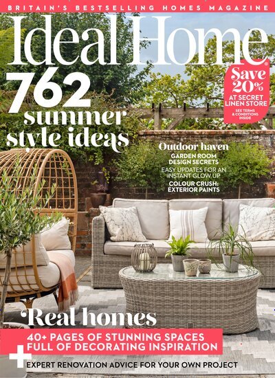 Titelbild der Ausgabe 8/2025 von Ideal Home. Diese Zeitschrift und viele weitere Gartenzeitschriften und Wohnzeitschriften als Abo oder epaper bei United Kiosk online kaufen.