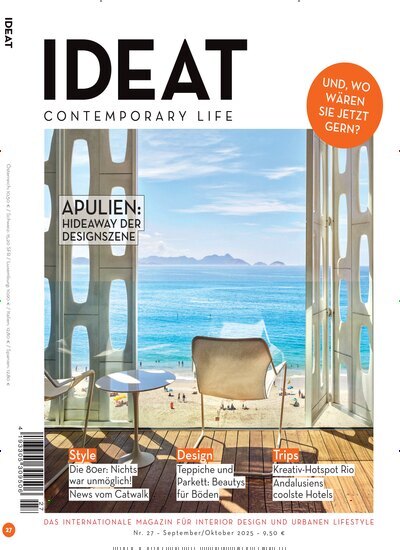 Titelbild der Ausgabe 27/2025 von Ideat deutsche Ausgabe. Diese Zeitschrift und viele weitere Gartenzeitschriften und Wohnzeitschriften als Abo oder epaper bei United Kiosk online kaufen.
