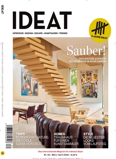 Titelbild der Ausgabe 30/2026 von Ideat deutsche Ausgabe. Diese Zeitschrift und viele weitere Gartenzeitschriften und Wohnzeitschriften als Abo oder epaper bei United Kiosk online kaufen.