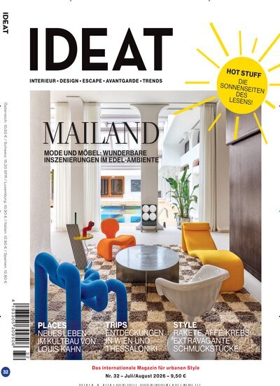 Titelbild der Ausgabe 32/2026 von Ideat deutsche Ausgabe. Diese Zeitschrift und viele weitere Gartenzeitschriften und Wohnzeitschriften als Abo oder epaper bei United Kiosk online kaufen.