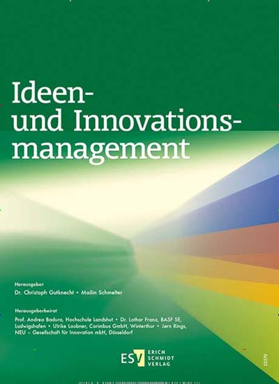 Titelbild der Ausgabe 1/2020 von Ideen- und Innovationsmanagement. Diese Zeitschrift und viele weitere Businessmagazine als Abo oder epaper bei United Kiosk online kaufen.