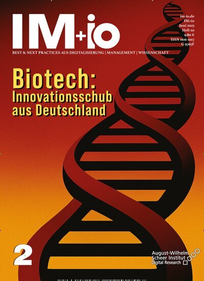 Titelbild der Ausgabe 2/2025 von IM + io. Diese Zeitschrift und viele weitere Businessmagazine als Abo oder epaper bei United Kiosk online kaufen.
