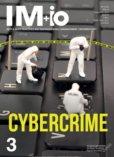 Titelbild der Ausgabe 3/2023 von IM + io. Diese Zeitschrift und viele weitere Businessmagazine als Abo oder epaper bei United Kiosk online kaufen.