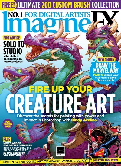 Titelbild der Ausgabe 227/2023 von Imagine FX. Diese Zeitschrift und viele weitere Reisemagazine, Freizeitmagazine und Wissensmagazine als Abo oder epaper bei United Kiosk online kaufen.