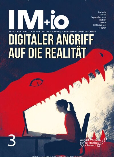 Titelbild der Ausgabe 3/2026 von IM+io. Diese Zeitschrift und viele weitere Businessmagazine als Abo oder epaper bei United Kiosk online kaufen.