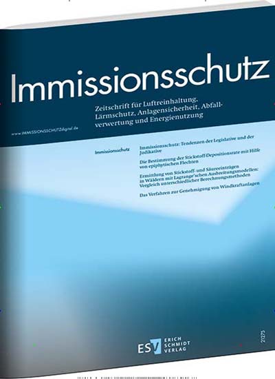 Immissionsschutz aktuelles Titelbild Ausgabe 2/2018 Aktuelles Titelbild von Immissionsschutz. In der Ausgabe 2/2018 geht es um die Themen: Immissionsschutz. Lesen Sie gerne Naturzeitschriften, Landwirtschaftszeitungen und Umweltmagazine? Dann empfehlen wir Ihnen Immissionsschutz als Abo oder Geschenkabo.