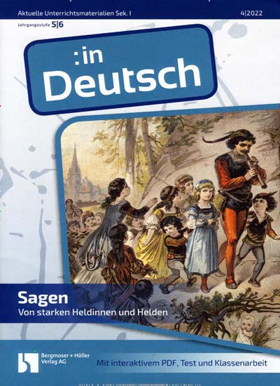 Titelbild der Ausgabe 4/2022 von :in Deutsch. Diese Zeitschrift und viele weitere Zeitschriften für Pädagogik als Abo oder epaper bei United Kiosk online kaufen.