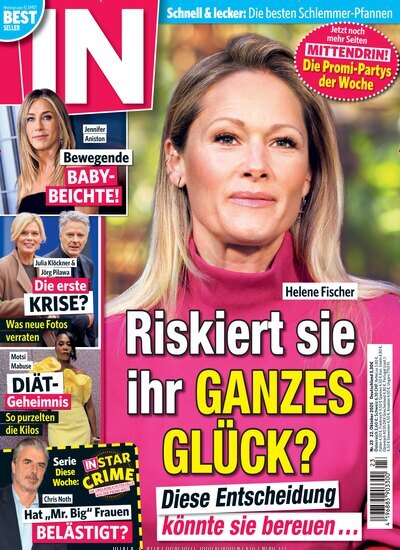 Titelbild der Ausgabe 23/2025 von IN - Leute, Lifestyle, Leben. Diese Zeitschrift und viele weitere Lifestylemagazine und Peoplemagazine als Abo oder epaper bei United Kiosk online kaufen.
