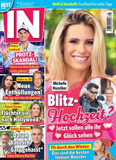 Titelbild der Ausgabe 25/2023 von IN - Leute, Lifestyle, Leben. Diese Zeitschrift und viele weitere Lifestylemagazine und Peoplemagazine als Abo oder epaper bei United Kiosk online kaufen.
