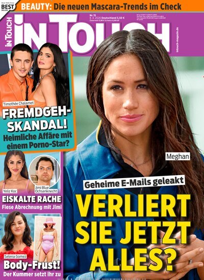 Titelbild der Ausgabe 15/2026 von In Touch. Diese Zeitschrift und viele weitere Lifestylemagazine und Peoplemagazine als Abo oder epaper bei United Kiosk online kaufen.