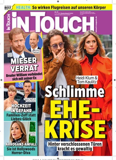 Titelbild der Ausgabe 23/2026 von In Touch. Diese Zeitschrift und viele weitere Lifestylemagazine und Peoplemagazine als Abo oder epaper bei United Kiosk online kaufen.
