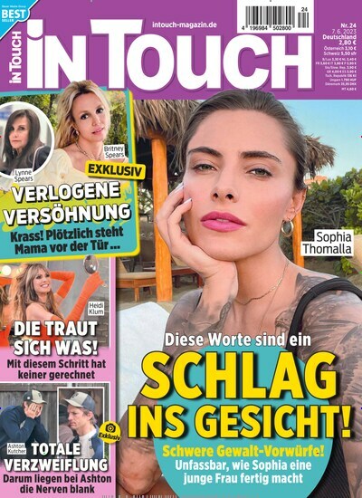 Titelbild der Ausgabe 24/2023 von In Touch. Diese Zeitschrift und viele weitere Lifestylemagazine und Peoplemagazine als Abo oder epaper bei United Kiosk online kaufen.
