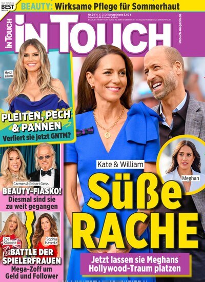 Titelbild der Ausgabe 24/2026 von In Touch. Diese Zeitschrift und viele weitere Lifestylemagazine und Peoplemagazine als Abo oder epaper bei United Kiosk online kaufen.