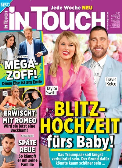 Titelbild der Ausgabe 27/2025 von In Touch. Diese Zeitschrift und viele weitere Lifestylemagazine und Peoplemagazine als Abo oder epaper bei United Kiosk online kaufen.