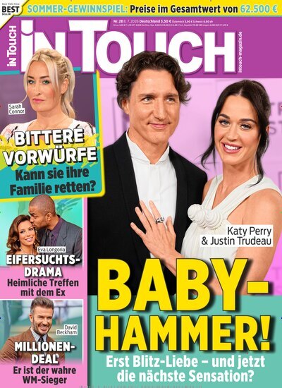 Titelbild der Ausgabe 28/2026 von In Touch. Diese Zeitschrift und viele weitere Lifestylemagazine und Peoplemagazine als Abo oder epaper bei United Kiosk online kaufen.