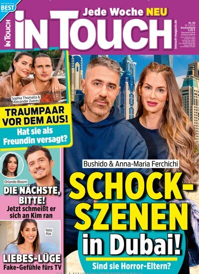 Titelbild der Ausgabe 30/2025 von In Touch. Diese Zeitschrift und viele weitere Lifestylemagazine und Peoplemagazine als Abo oder epaper bei United Kiosk online kaufen.
