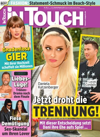 Titelbild der Ausgabe 30/2026 von In Touch. Diese Zeitschrift und viele weitere Lifestylemagazine und Peoplemagazine als Abo oder epaper bei United Kiosk online kaufen.