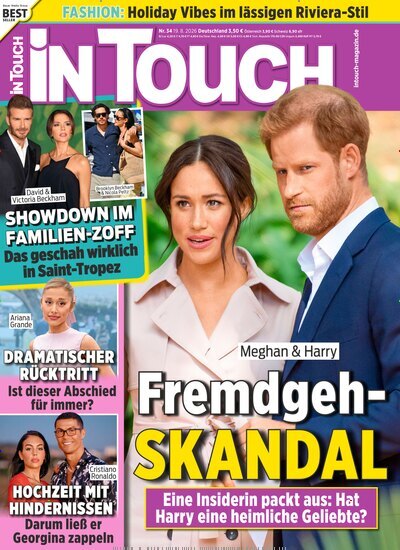 Titelbild der Ausgabe 34/2026 von In Touch. Diese Zeitschrift und viele weitere Lifestylemagazine und Peoplemagazine als Abo oder epaper bei United Kiosk online kaufen.