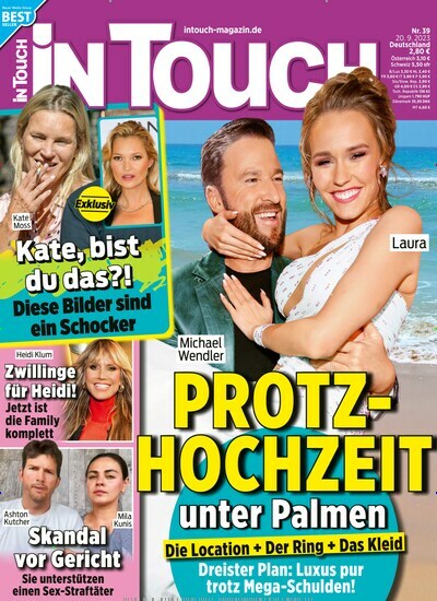 Titelbild der Ausgabe 39/2023 von In Touch. Diese Zeitschrift und viele weitere Lifestylemagazine und Peoplemagazine als Abo oder epaper bei United Kiosk online kaufen.