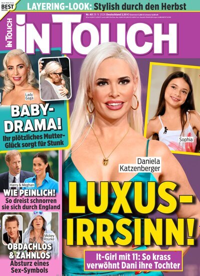 Titelbild der Ausgabe 40/2026 von In Touch. Diese Zeitschrift und viele weitere Lifestylemagazine und Peoplemagazine als Abo oder epaper bei United Kiosk online kaufen.