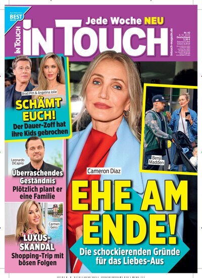 Titelbild der Ausgabe 42/2025 von In Touch. Diese Zeitschrift und viele weitere Lifestylemagazine und Peoplemagazine als Abo oder epaper bei United Kiosk online kaufen.