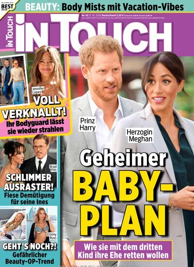 Titelbild der Ausgabe 43/2026 von In Touch. Diese Zeitschrift und viele weitere Lifestylemagazine und Peoplemagazine als Abo oder epaper bei United Kiosk online kaufen.