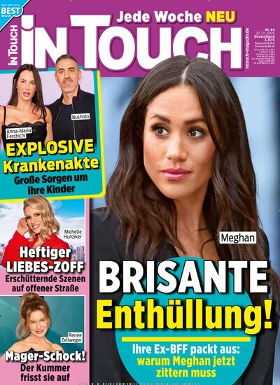 Titelbild der Ausgabe 44/2025 von In Touch. Diese Zeitschrift und viele weitere Lifestylemagazine und Peoplemagazine als Abo oder epaper bei United Kiosk online kaufen.