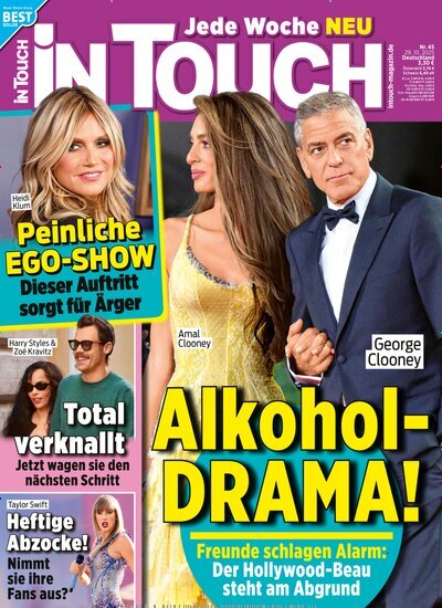 Titelbild der Ausgabe 45/2025 von In Touch. Diese Zeitschrift und viele weitere Lifestylemagazine und Peoplemagazine als Abo oder epaper bei United Kiosk online kaufen.