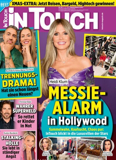 Titelbild der Ausgabe 52/2025 von In Touch. Diese Zeitschrift und viele weitere Lifestylemagazine und Peoplemagazine als Abo oder epaper bei United Kiosk online kaufen.