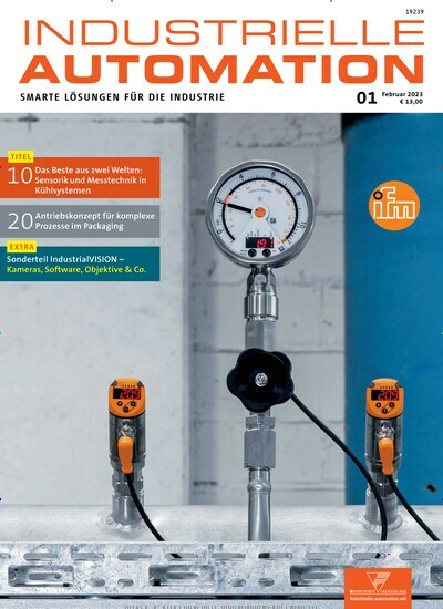 Titelbild der Ausgabe 1/2023 von Industrielle Automation. Diese Zeitschrift und viele weitere Industriemagazine und Handwerkmagazine als Abo oder epaper bei United Kiosk online kaufen.