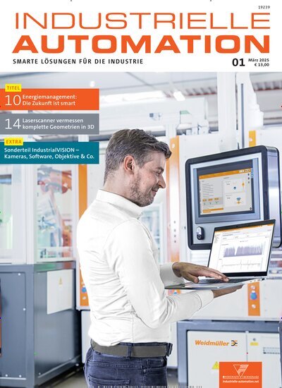 Titelbild der Ausgabe 1/2025 von Industrielle Automation. Diese Zeitschrift und viele weitere Industriemagazine und Handwerkmagazine als Abo oder epaper bei United Kiosk online kaufen.