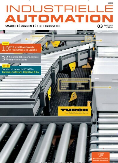 Titelbild der Ausgabe 3/2023 von Industrielle Automation. Diese Zeitschrift und viele weitere Industriemagazine und Handwerkmagazine als Abo oder epaper bei United Kiosk online kaufen.