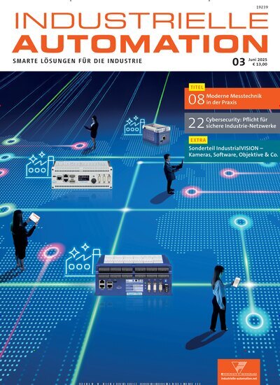 Titelbild der Ausgabe 3/2025 von Industrielle Automation. Diese Zeitschrift und viele weitere Industriemagazine und Handwerkmagazine als Abo oder epaper bei United Kiosk online kaufen.