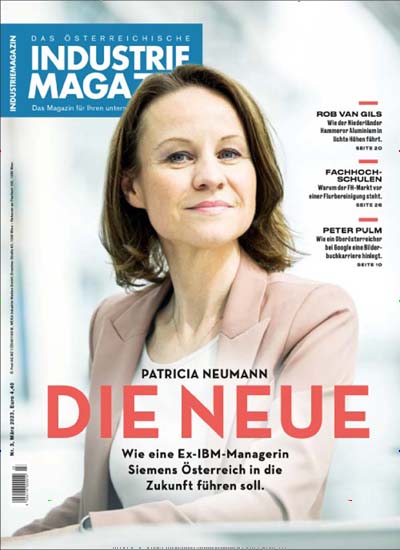 Titelbild der Ausgabe 3/2023 von Industriemagazin. Diese Zeitschrift und viele weitere Industriemagazine und Handwerkmagazine als Abo oder epaper bei United Kiosk online kaufen.