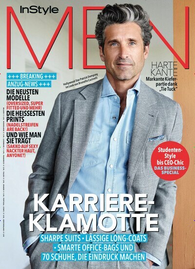 Titelbild der Ausgabe 3/2023 von InStyle Men. Diese Zeitschrift und viele weitere Modemagazine und DIY-Magazine als Abo oder epaper bei United Kiosk online kaufen.