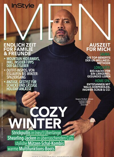 Titelbild der Ausgabe 4/2023 von InStyle Men. Diese Zeitschrift und viele weitere Modemagazine und DIY-Magazine als Abo oder epaper bei United Kiosk online kaufen.