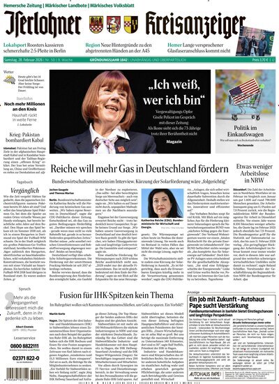 Titelbild der Ausgabe 50/2026 von Iserlohner Kreisanzeiger Hemer. Diese Zeitschrift und viele weitere Zeitungsabos als Abo oder epaper bei United Kiosk online kaufen.