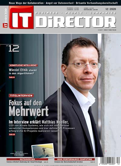 Titelbild der Ausgabe 12/2020 von IT Director. Diese Zeitschrift und viele weitere Wirtschaftsmagazine und Politikmagazine als Abo oder epaper bei United Kiosk online kaufen.