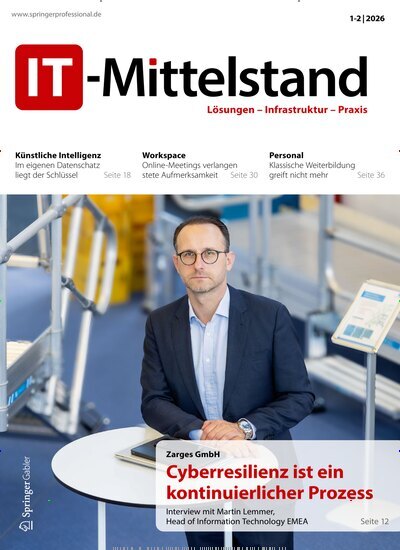 Titelbild der Ausgabe 1/2026 von IT-Mittelstand. Diese Zeitschrift und viele weitere Businessmagazine als Abo oder epaper bei United Kiosk online kaufen.