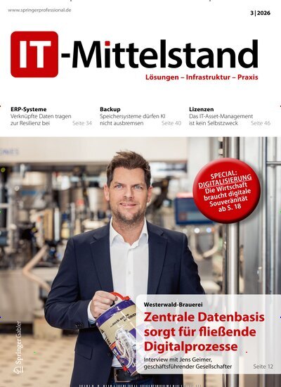 Titelbild der Ausgabe 3/2026 von IT-Mittelstand. Diese Zeitschrift und viele weitere Businessmagazine als Abo oder epaper bei United Kiosk online kaufen.