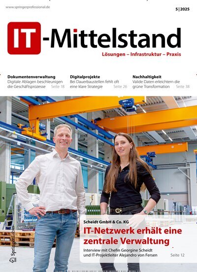Titelbild der Ausgabe 5/2025 von IT-Mittelstand. Diese Zeitschrift und viele weitere Businessmagazine als Abo oder epaper bei United Kiosk online kaufen.