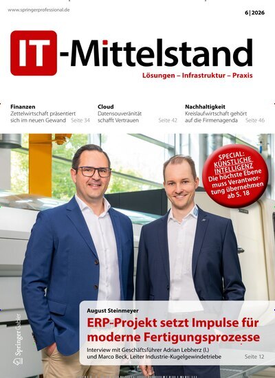 Titelbild der Ausgabe 6/2026 von IT-Mittelstand. Diese Zeitschrift und viele weitere Businessmagazine als Abo oder epaper bei United Kiosk online kaufen.