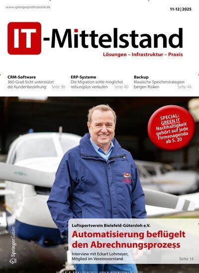 Titelbild der Ausgabe 12/2025 von IT-Mittelstand. Diese Zeitschrift und viele weitere Businessmagazine als Abo oder epaper bei United Kiosk online kaufen.